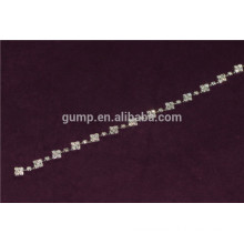 Factory directly sell fancy design rhinestone trim for clothing